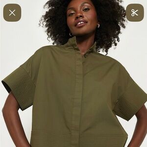 Tuckernuck Olive Sofia Shirt NWT
